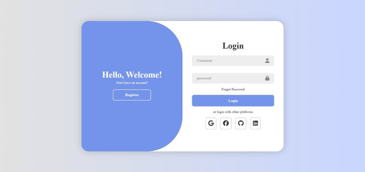 Login & Registration Form